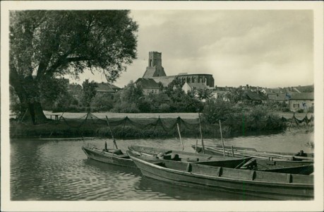 Alte Ansichtskarte Beeskow, Blick auf die Stadt