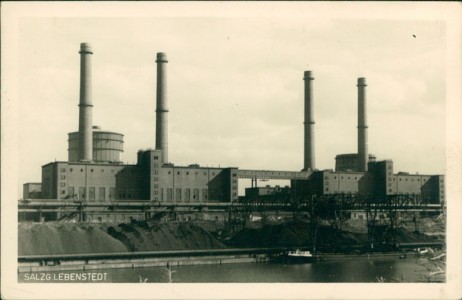 Alte Ansichtskarte Salzgitter-Lebenstedt, Werkanlage