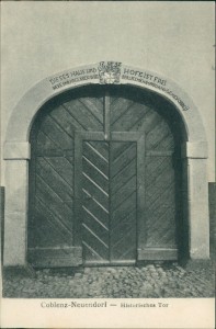 Alte Ansichtskarte Koblenz-Neuendorf, Historisches Tor