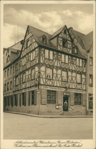 Alte Ansichtskarte Koblenz, Althistorisches Weinhaus "Zum Hubertus"
