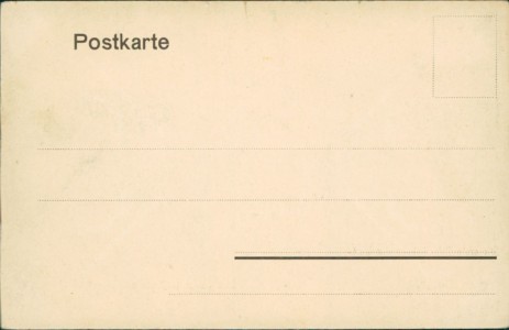 Adressseite der Ansichtskarte Dresden-Loschwitz, Die erste Schwebebahn der Welt