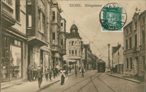 Alte Ansichtskarte Wanne-Eickel, Königstrasse