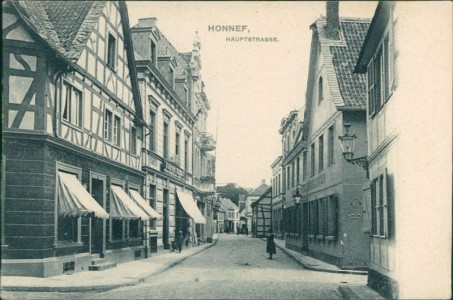 Alte Ansichtskarte Bad Honnef, Hauptstrasse