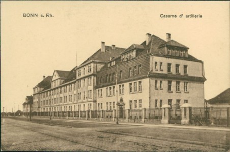 Alte Ansichtskarte Bonn, Caserne d'artillerie