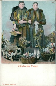 Alte Ansichtskarte Altenburger Tracht, 
