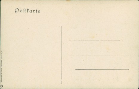Adressseite der Ansichtskarte Misdroy / Międzyzdroje, Strand u. Kaffeeberg v. Hotel Victoria