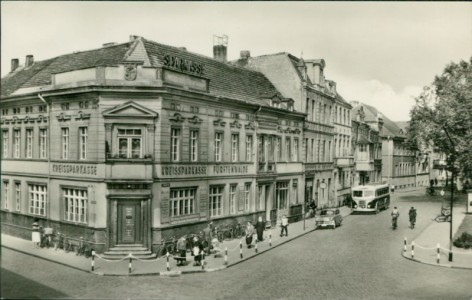 Alte Ansichtskarte Fürstenwalde/Spree, Dr. Wilhelm-Külz-Straße