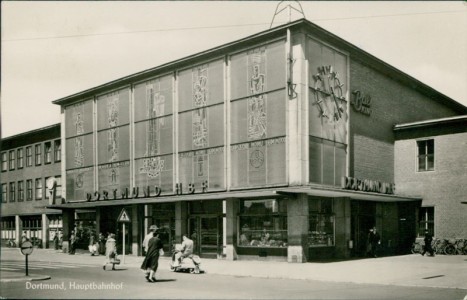 Alte Ansichtskarte Dortmund, Hauptbahnhof