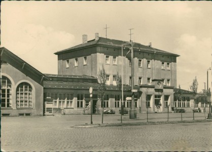 Alte Ansichtskarte Werdau, Bahnhof