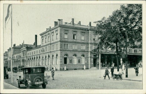 Alte Ansichtskarte Chemnitz, Hauptbahnhof