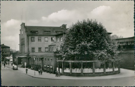 Alte Ansichtskarte Offenbach am Main, Hauptbahnhof