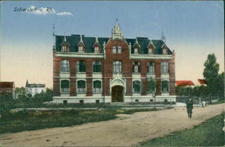 Alte Ansichtskarte Wiesbaden-Schierstein, Einzelgebäude