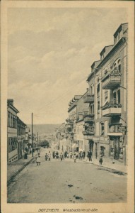 Alte Ansichtskarte Wiesbaden-Dotzheim, Wiesbadenerstraße