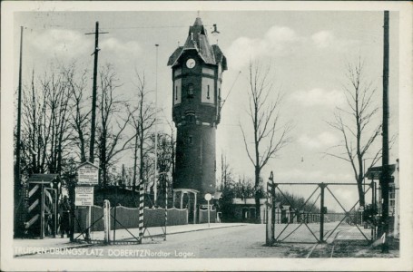 Alte Ansichtskarte Döberitz, Truppenübungsplatz. Nordtor Lager