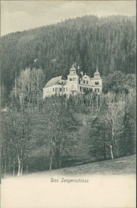 Alte Ansichtskarte Tegernsee, Sengerschloss