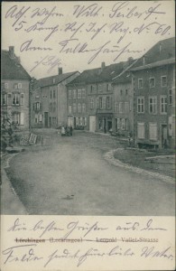 Alte Ansichtskarte Lorquin / Lörchingen, Leopold Vallet-Strasse