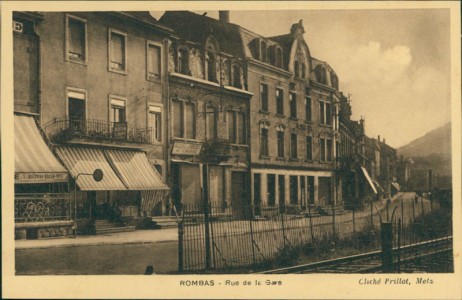 Alte Ansichtskarte Rombas / Rombach, Rue de la Gare