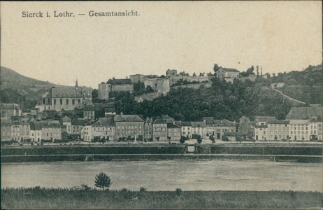 Alte Ansichtskarte Sierck-les-Bains, Total