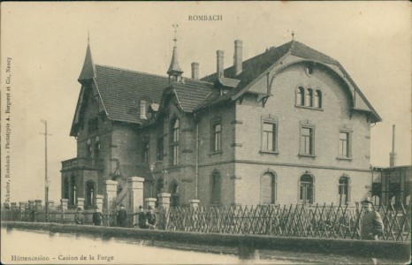 Alte Ansichtskarte Rombas / Rombach, Hüttencasino - Casino de la Forge