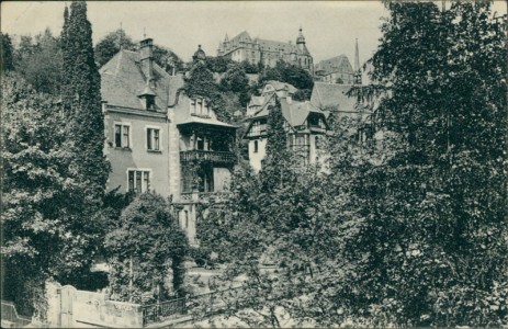 Alte Ansichtskarte Marburg, Barfüssertor