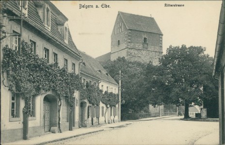 Alte Ansichtskarte Belgern a. Elbe, Ritterstrasse