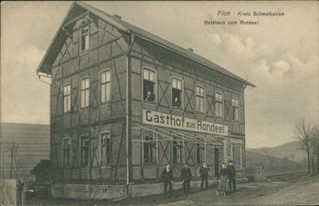 Alte Ansichtskarte Floh-Seligenthal, Gasthaus zum Rondeel