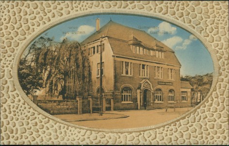 Alte Ansichtskarte Datteln, Gemeinde-Gasthaus II