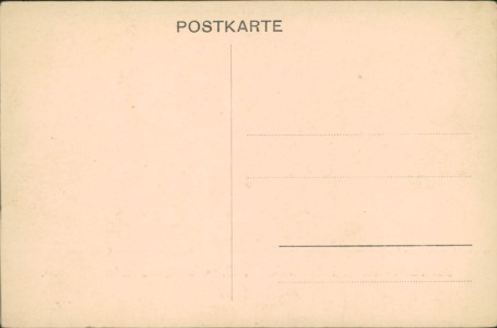 Adressseite der Ansichtskarte Düsseldorf-Reisholz, Benzin-Werke Rhenania G. m. b. H.