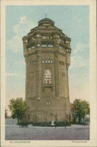 Alte Ansichtskarte Mönchengladbach, Wasserturm
