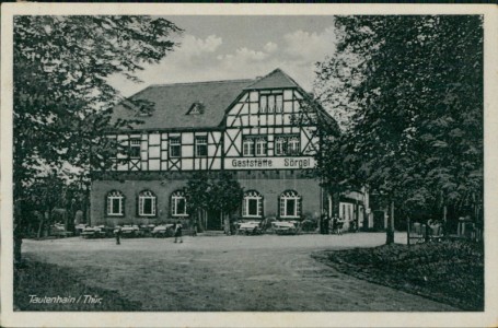 Alte Ansichtskarte Tautenhain (Bad Klosterlausnitz), Gaststätte Sörgel