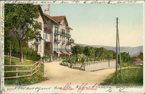 Alte Ansichtskarte Magglingen, Hotel Bellevue