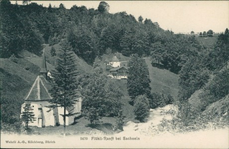 Alte Ansichtskarte Flüeli-Ranft (Sachseln), Teilansicht