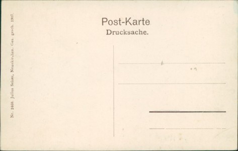 Adressseite der Ansichtskarte Seebenstein, Panorama