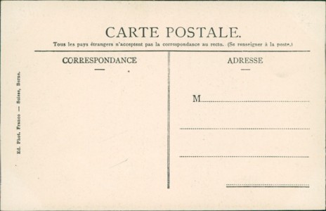 Adressseite der Ansichtskarte Sion, Rue du Grand Pont - La Fontaine