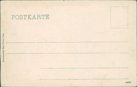 Adressseite der Ansichtskarte Koblenz, Kaiser Wilhelm-Denkmal, Hotel zum Anker