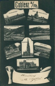 Alte Ansichtskarte Koblenz, Mehrbildkarte