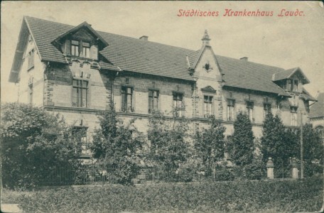 Alte Ansichtskarte Lauda-Königshofen, Städtisches Krankenhaus