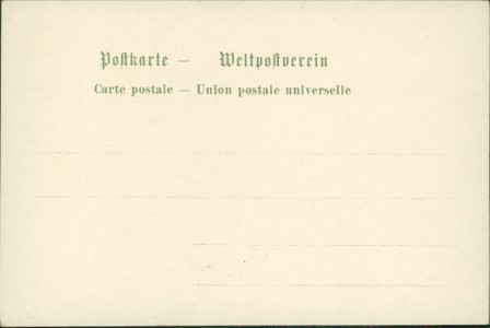 Adressseite der Ansichtskarte Grossherzogtum Hessen, Wappen