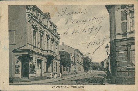 Alte Ansichtskarte Eschweiler, Poststrasse