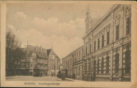 Alte Ansichtskarte Moers, Uerdingerstraße