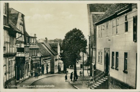 Alte Ansichtskarte Korbach, Professor Kümmellstraße