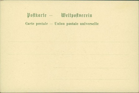 Adressseite der Ansichtskarte Waldeck, Wappen