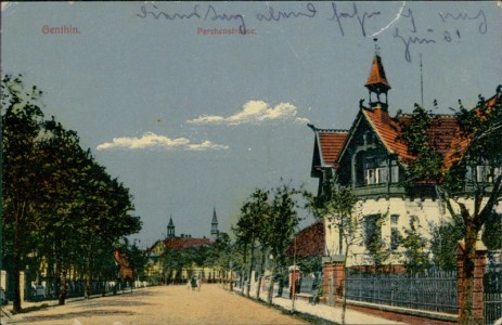 Alte Ansichtskarte Genthin, Parchenstrasse