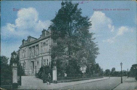 Alte Ansichtskarte Bonn, Kaiserliche Villa in der Wörthstrasse