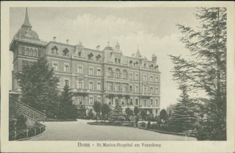 Alte Ansichtskarte Bonn, St. Marien-Hospital am Venusberg