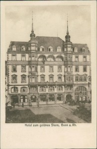 Alte Ansichtskarte Bonn, Hotel zum goldnen Stern