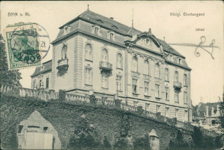 Alte Ansichtskarte Bonn, Königl. Oberbergamt