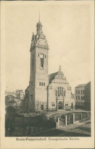 Alte Ansichtskarte Bonn-Poppelsdorf, Evangelische Kirche