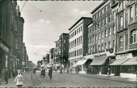 Alte Ansichtskarte Duisburg-Hamborn, Weseler Straße