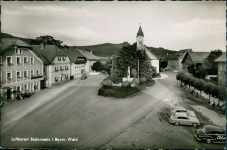 Alte Ansichtskarte Bodenmais, Teilansicht